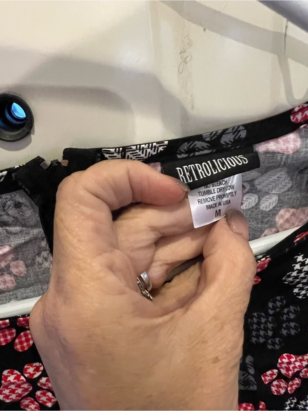 Retrolicious Houndstooth and paw print dress